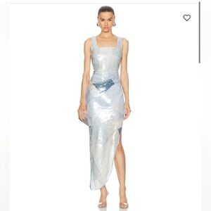 Cult Gaia Sequin Midi Dress with Slit